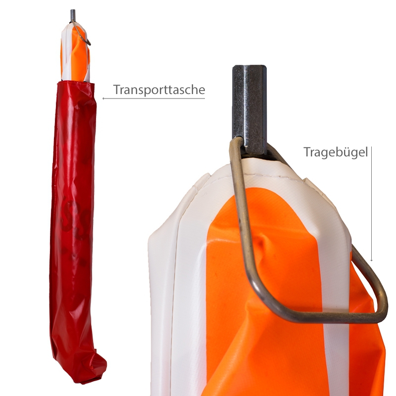 Warnpyramide/Faltsignal - ÖLSPUR - VZ101-Ausrufezeichen Warnpyramide/Faltsignal - ÖLSPUR - VZ101-Ausrufezeichen