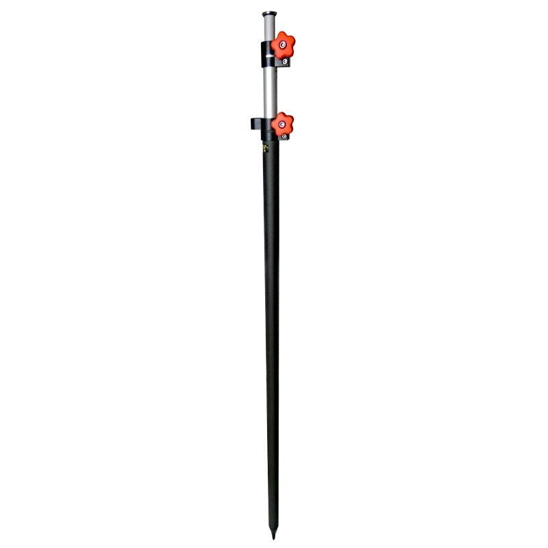 Prismen- und GPS-Antennenstab, 151-365 cm, doppelt teleskopierbar, Innengewinde M12 - ohne Adapter