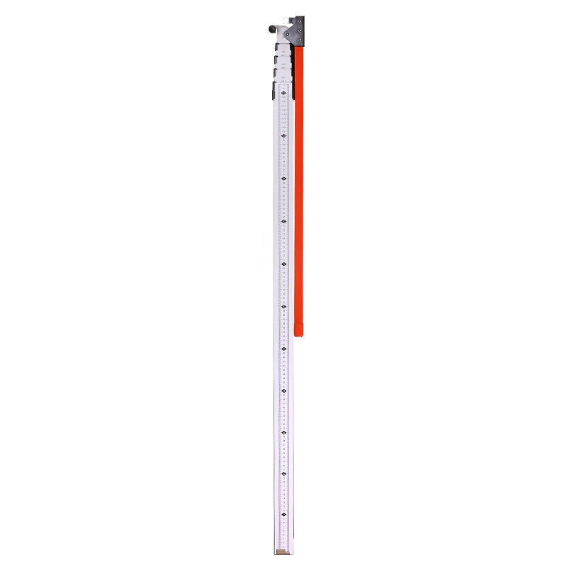Teleskopmeter 5 m (LKW Höhenmesser) mit Schnabel und Libelle – cm/mm-Teilung