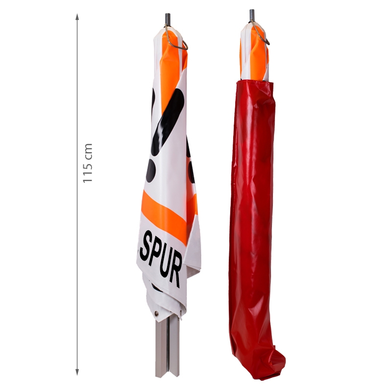 Warnpyramide/Faltsignal - ÖLSPUR / ÖLUNFALL / UNFALL - VZ101-Ausrufezeichen Warnpyramide/Faltsignal - ÖLSPUR / ÖLUNFALL / UNFALL - VZ101-Ausrufezeichen