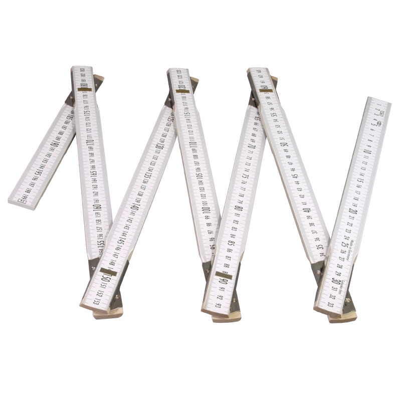 Nivellierzollstock 2 m, Transportlänge 37,5 cm Nivellierzollstock 2 m, Transportlänge 37,5 cm