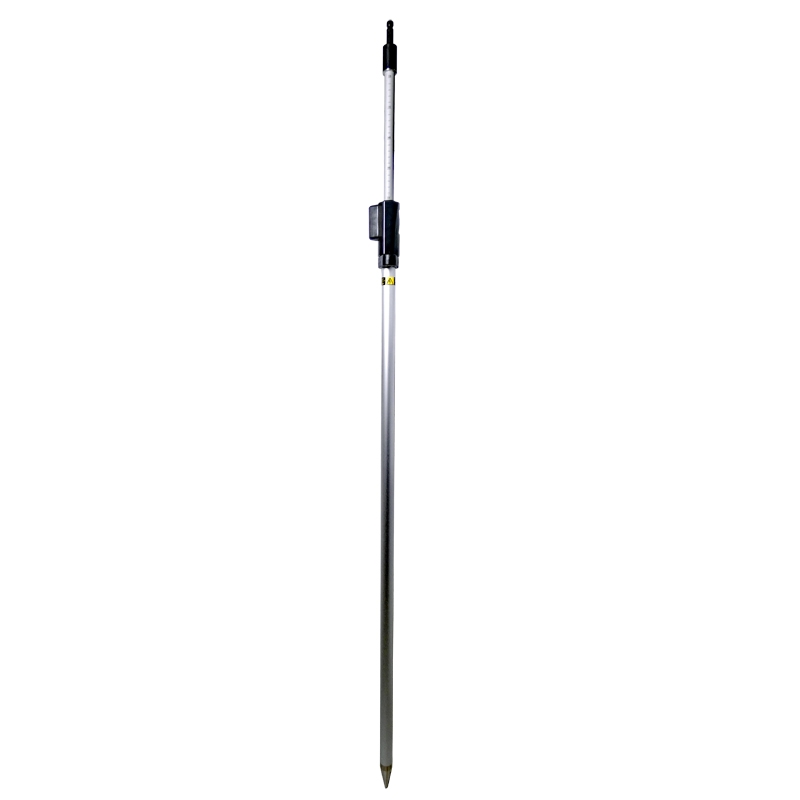 Prismenstab 215 cm mit Druckklemmung - Zapfen - Kippachshöhe 100 mm - Länge 130 bis 215 cm
