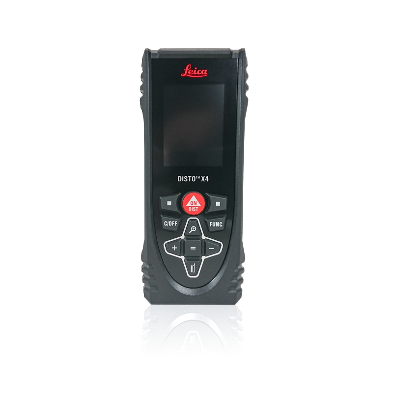 Laserentfernungsmesser DISTO™ X4 von Leica – präzise, zuverlässig, robust, mit digitalem Zielsucher
