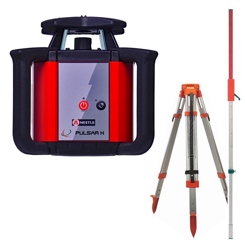 Nestle PULSAR H+ vollautomatischer Rotationslaser im Sparset Nestle PULSAR H+ vollautomatischer Rotationslaser im Sparset