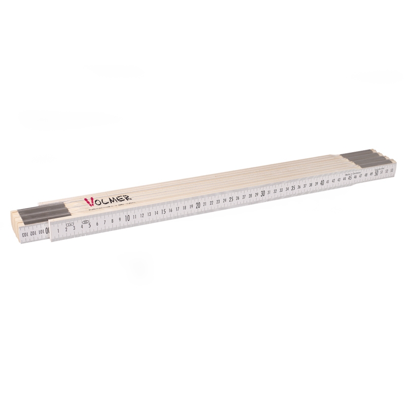 Nivellierzollstock 4  m, mit beidseitiger mm-Teilung