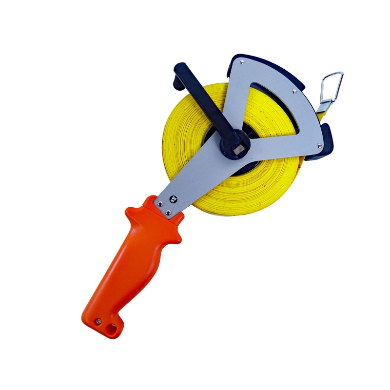 Glasfaser-Bandmaß 30 m in Alu-V-Rahmen, Anfang "A" cm-Teilung Glasfaser-Bandmaß 30 m in Alu-V-Rahmen, Anfang "A" cm-Teilung