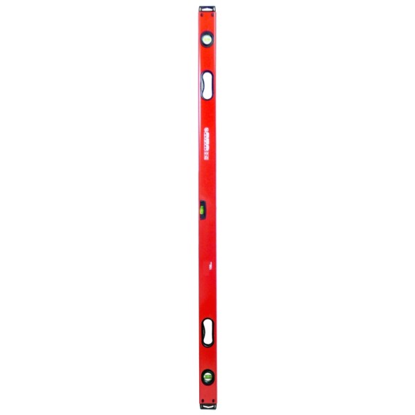 Alu-Wasserwaage 150 cm - Profi-Handwerkerwasserwaage mit vergrößerter Horizontallibelle
